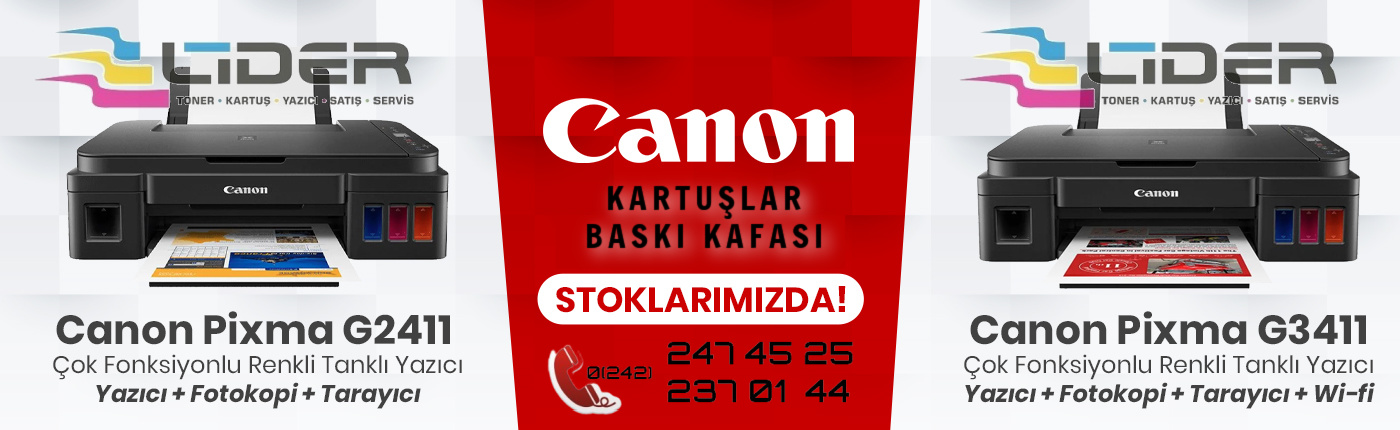  canon tanklı yazıcı tamiri antalya canon yetkili servisi lider yazıcı servisi